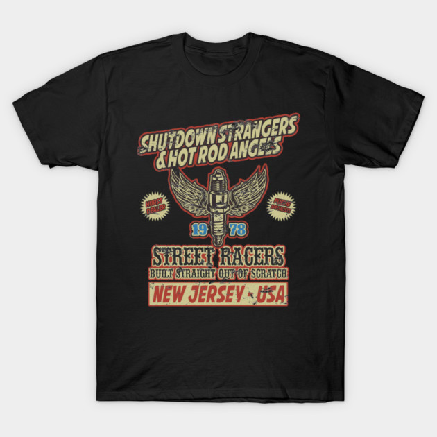 BRUCE SPRINGSTEEN inspired RACING IN THE STREET T-Shirt by Bathroom Wall
