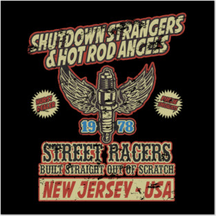 BRUCE SPRINGSTEEN inspired RACING IN THE STREET Posters and Art