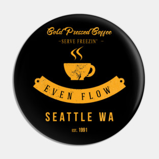 PEARL JAM inspired EVEN FLOW grunge Pin