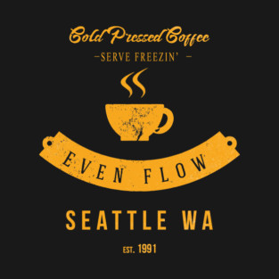 PEARL JAM inspired EVEN FLOW grunge T-Shirt