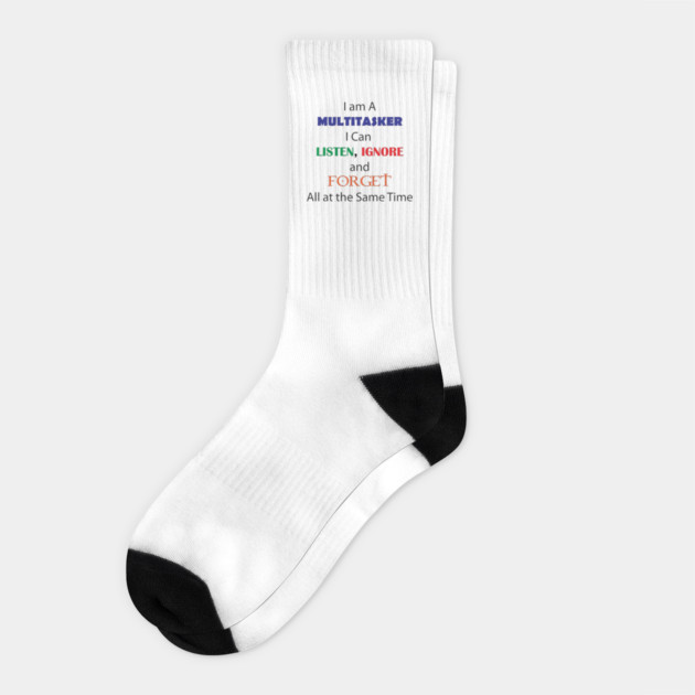 Multi Tasker Socks by DickinsonDesign