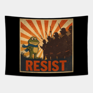 Portland-Frog Tapestry