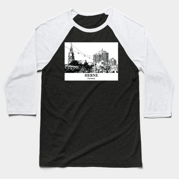 Herne - Germany Baseball T-Shirt by Lakeric