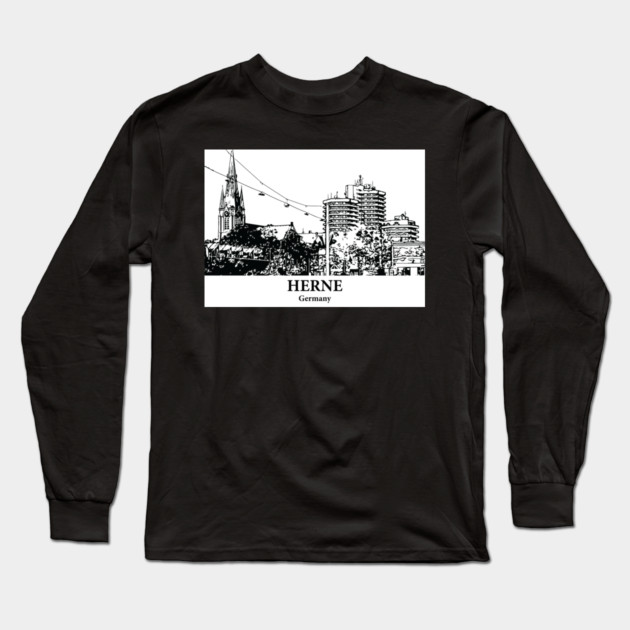 Herne - Germany Long Sleeve T-Shirt by Lakeric