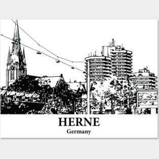 Herne - Germany Posters and Art