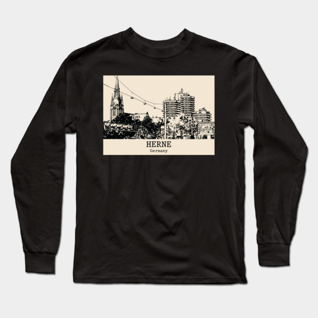 Herne - Germany Long Sleeve T-Shirt by Lakeric