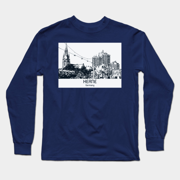Herne - Germany Long Sleeve T-Shirt by Lakeric