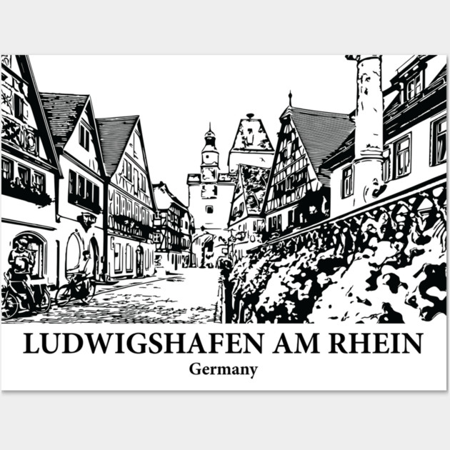 Ludwigshafen am Rhein - Germany Wall Art by Lakeric
