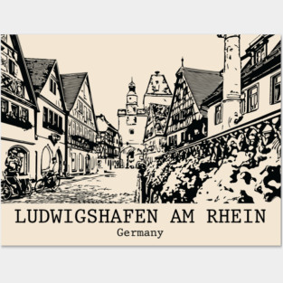 Ludwigshafen am Rhein - Germany Posters and Art