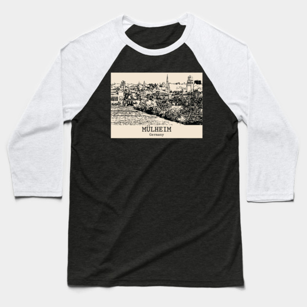 Mülheim - Germany Baseball T-Shirt by Lakeric