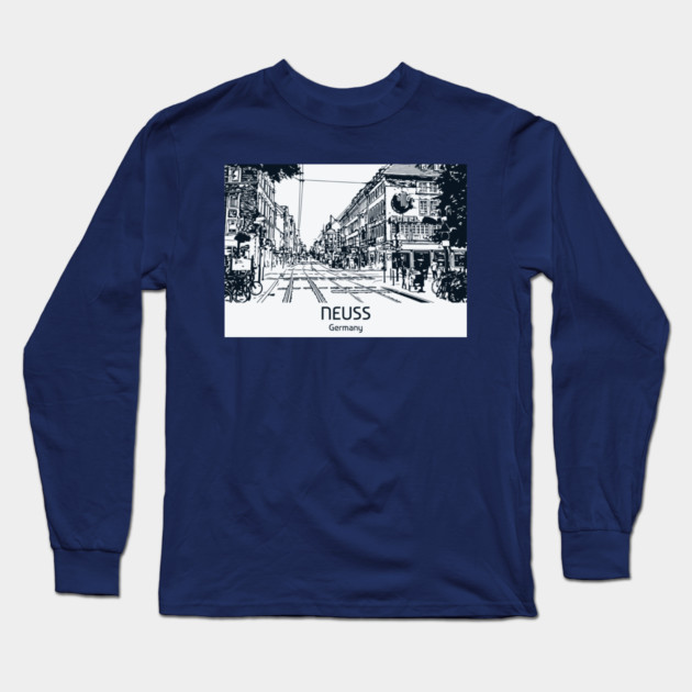 Neuss - Germany Long Sleeve T-Shirt by Lakeric