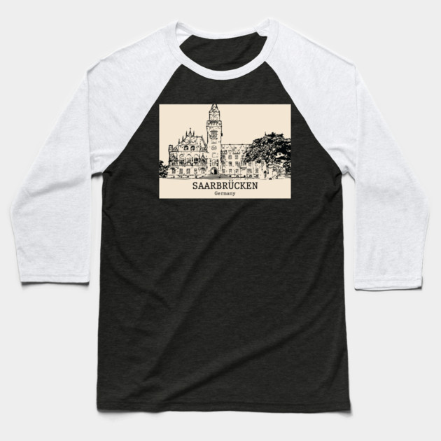 Saarbrücken - Germany Baseball T-Shirt by Lakeric