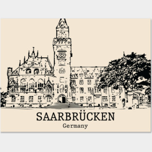 Saarbrücken - Germany Posters and Art