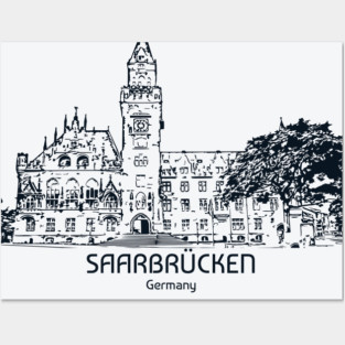 Saarbrücken - Germany Posters and Art