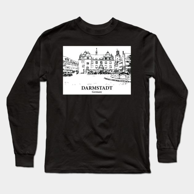 Darmstadt - Germany Long Sleeve T-Shirt by Lakeric