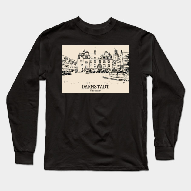 Darmstadt - Germany Long Sleeve T-Shirt by Lakeric
