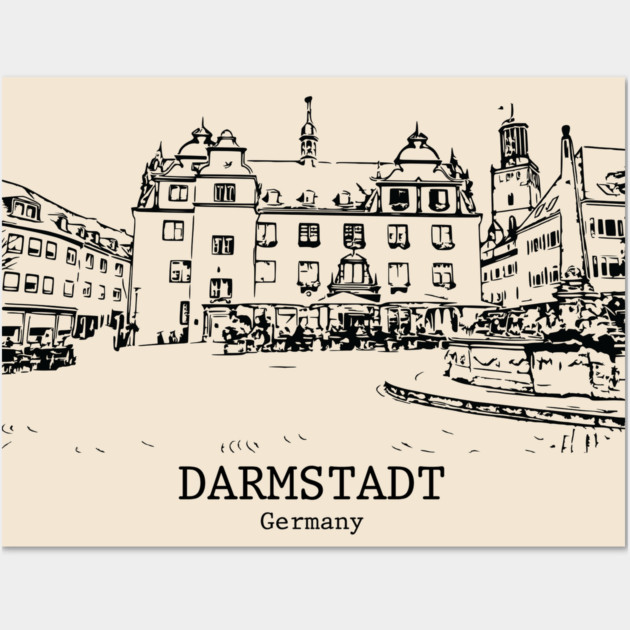 Darmstadt - Germany Wall Art by Lakeric