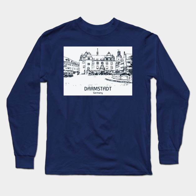 Darmstadt - Germany Long Sleeve T-Shirt by Lakeric