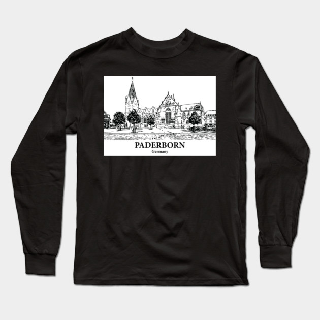 Paderborn - Germany Long Sleeve T-Shirt by Lakeric