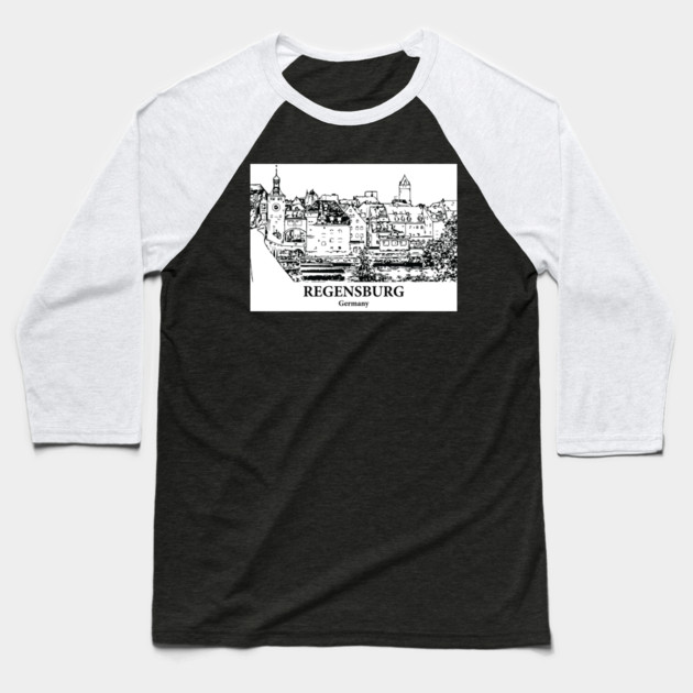 Regensburg - Germany Baseball T-Shirt by Lakeric
