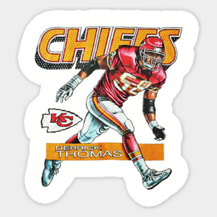 90s Football Derrick Thomas - Chiefs - Classic Magnet
