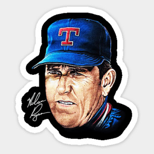90s Baseball Nolan Ryan - Rangers - Classic Sticker