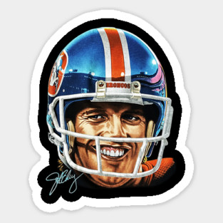 90s Football John Elway - Broncos - Classic Magnet