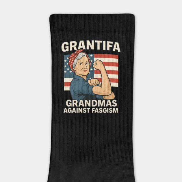Grantifa Grandmas Against Fascism Flag Resist No Kings 50501 by ArtistTee ⭐⭐⭐⭐⭐