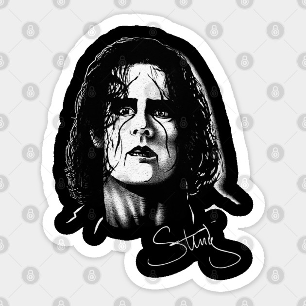 Sting - WCW Wrestling Sticker by nicklower