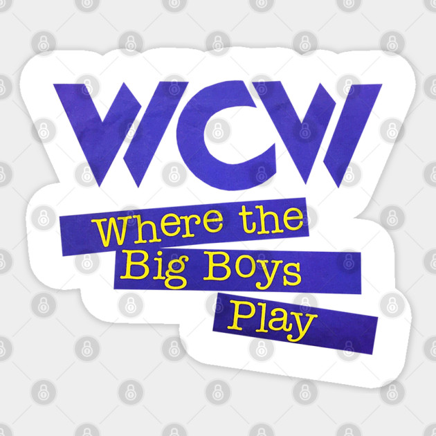 WCW Wrestling - Where the Big Boys Play Sticker by nicklower