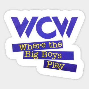 WCW Wrestling - Where the Big Boys Play Magnet