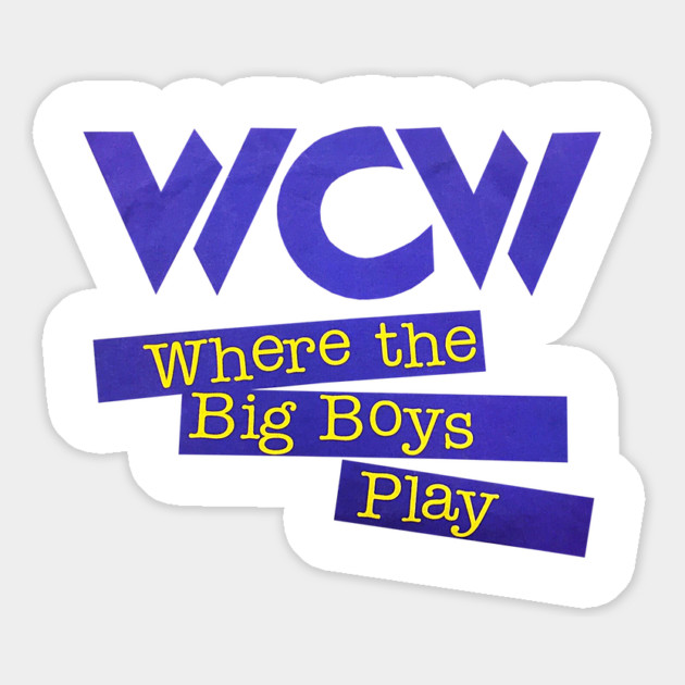 WCW Wrestling - Where the Big Boys Play Magnet by nicklower