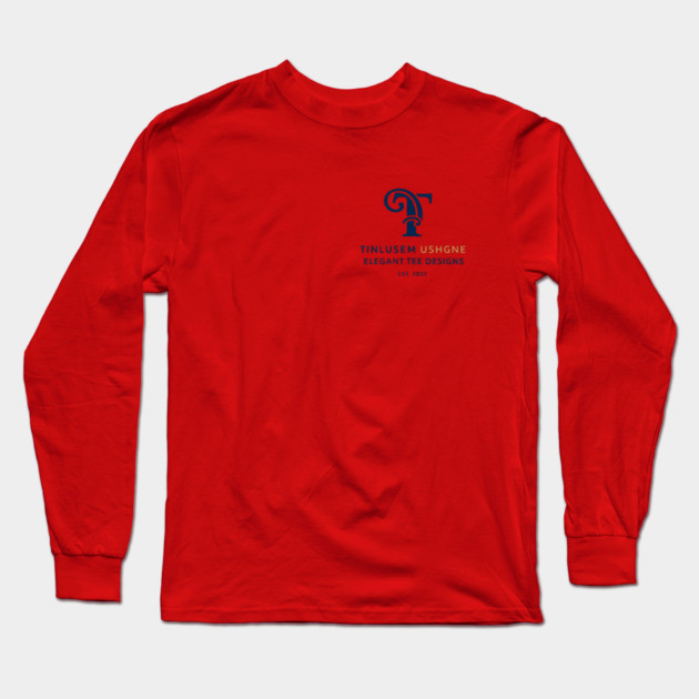TINLUSEM USHGNE: The Cipher of Elegance Long Sleeve T-Shirt by Lamar 's Store