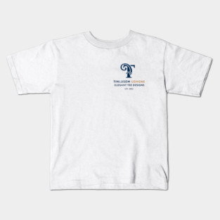 TINLUSEM USHGNE: The Cipher of Elegance Kids T-Shirt