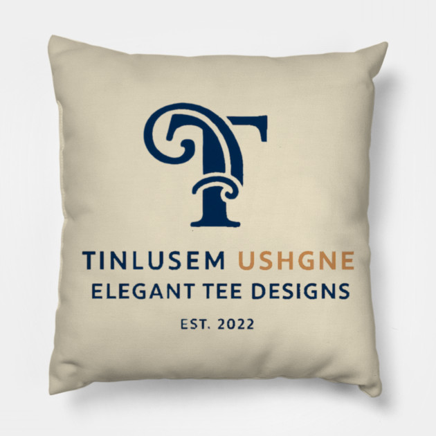 TINLUSEM USHGNE: The Cipher of Elegance Pillow by Lamar 's Store
