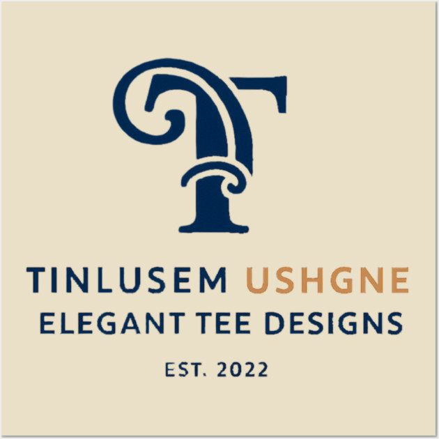TINLUSEM USHGNE: The Cipher of Elegance Wall Art by Lamar 's Store