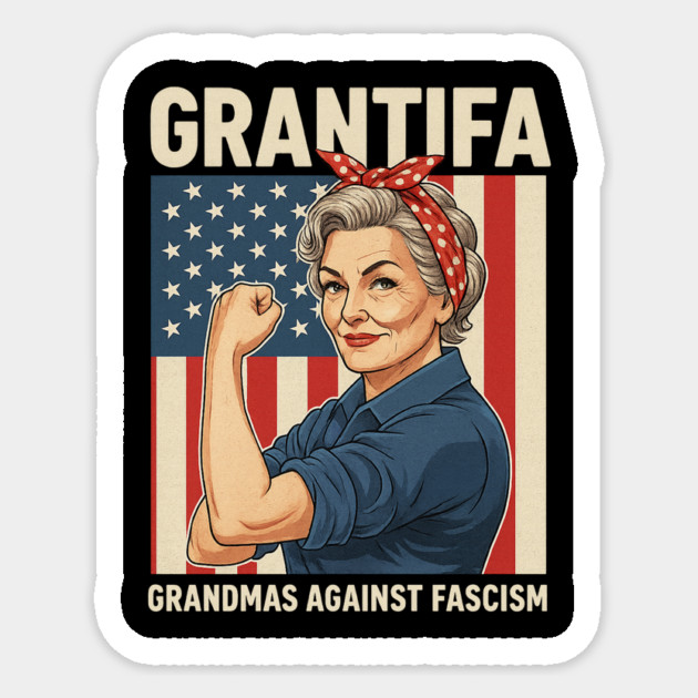 Grantifa-Grandmas Sticker by ArtistTee ⭐⭐⭐⭐⭐