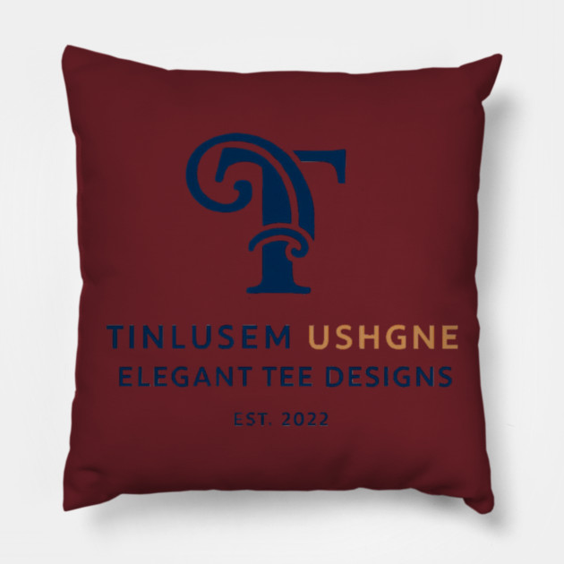 TINLUSEM USHGNE: The Cipher of Elegance Pillow by Lamar 's Store