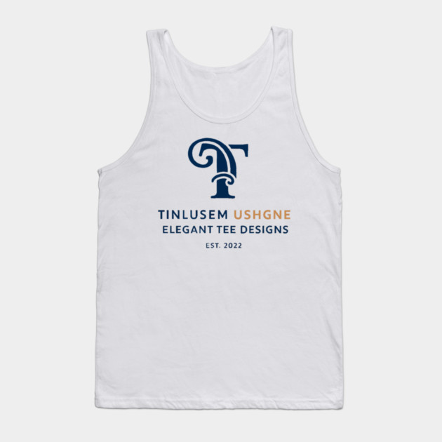 TINLUSEM USHGNE: The Cipher of Elegance Tank Top by Lamar 's Store