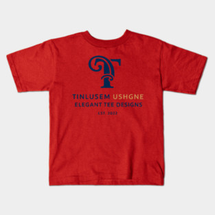 TINLUSEM USHGNE: The Cipher of Elegance Kids T-Shirt
