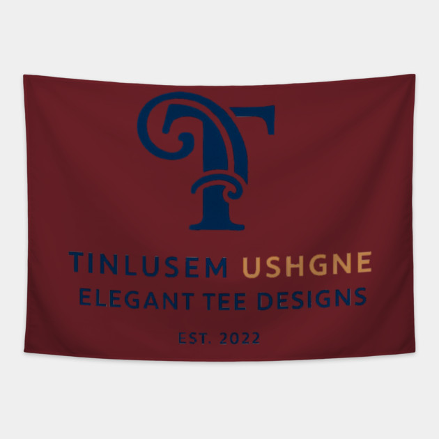 TINLUSEM USHGNE: The Cipher of Elegance Tapestry by Lamar 's Store