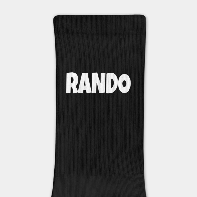 RANDO T-Shirt - Funny Slang Word Novelty Tee - Random Guy Gag Gift Shirt - Gen Z College Apparel by OUTFITPAW