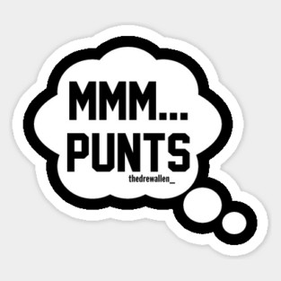 Mmm... Punts Sticker