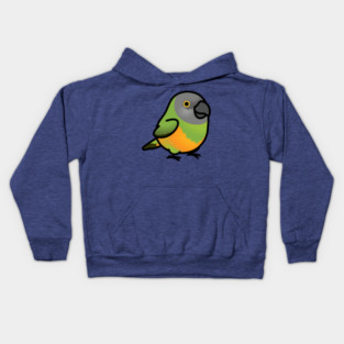 Chubby Senegal Parrot Kids Hoodie