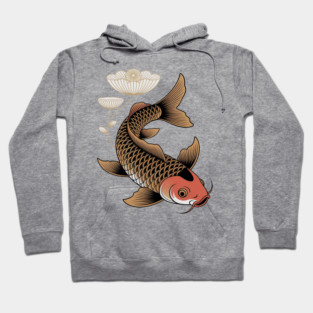 Golden Koi Elegance Hoodie
