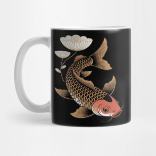 Golden Koi Elegance Mug