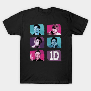 One Direction Pop Art Collage T-Shirt