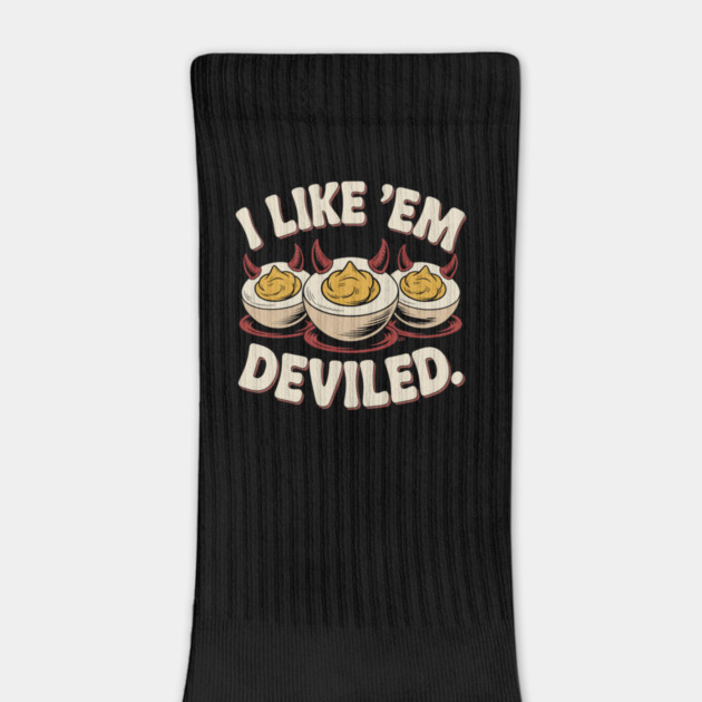 I Like ’Em Deviled – Funny Retro Deviled Egg by Cosmo Gazoo