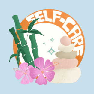 Self care spa - retro bubble T-Shirt
