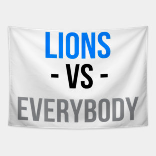 Detroit Lions – Vs Everybody Edition Tapestry